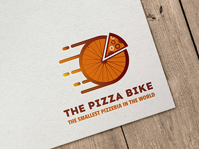 The Pizza Bike Logo Redesign adobe be bike brand branding complicated design graphic design illustrator in logo pizza simple the world