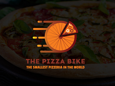 Redesign Logo The Pizza Bike adobe beautiful brand branding design good graphic design illustration illustrator life logo nice pizza smile ui vector world