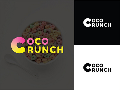 MINIMALISTIC LOGO COCO CRUNCH 3d adobe animation art artist brand branding coco day design good graphic design illustration illustrator logo motion graphics nice ui vector world