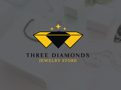 LOGO DESIGN THREE DIAMONDS adobe brand branding daily day design dribbble good graphic design illustration illustrator logo nice ui vector