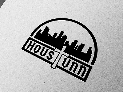 HOUSTUNN LOGO DESIGN adobe art artist brand branding design dribbble good graphic design illustration illustrator life logo nice pic sun ui vector water world