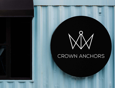 CROWN ANCHORS ICON adobe art artist brand branding design graphic design illustration illustrator life logo nice photo picture smile sun ui ux vector