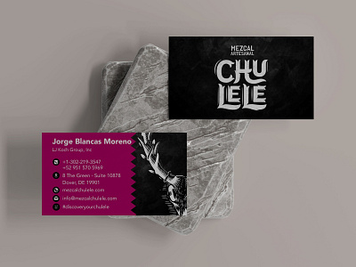 Business card MEZCAL CHULELE