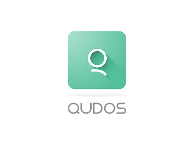 Qudos Light Logo branding flat identity logo qudos