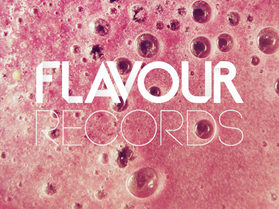 Flavour Rec. Blender identity label logo music