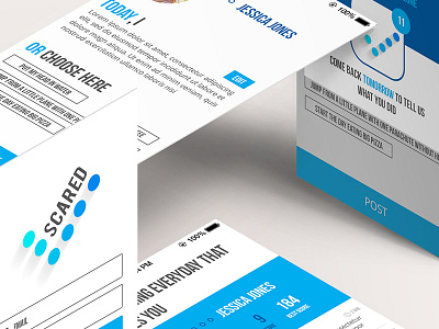 scarred app design ui ux