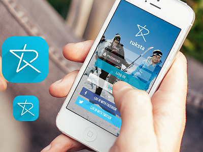 Ruksta app design ui