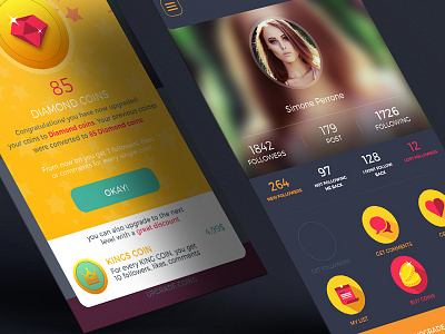 social game app ui ux