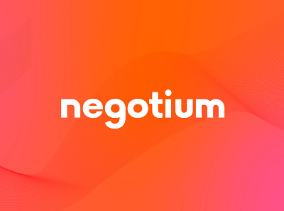 Negotium Brand Identity brand brand identity branding design freelance identity lettering logo logotype orange typography