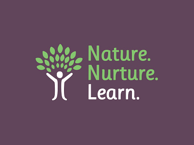 Nature Nurture Learn Brand Identity branding child design identity learn logo nature simple startup