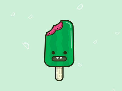 Watermelon ice cream