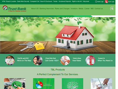 Banking website