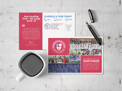 Transforming a Private School's Brand & Fundraising Efforts adobe indesign advertising branding christian school deland florida home school indesign marketing non profit postcard print design private education volusia county