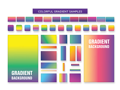 Colorful Gradients Samples colorful colors gradient