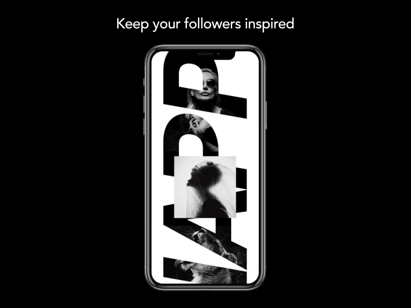 Instagram Story - Black & White after effects black follower instagram instagram stories pack instagram stories template motion motion graphics social stories template title