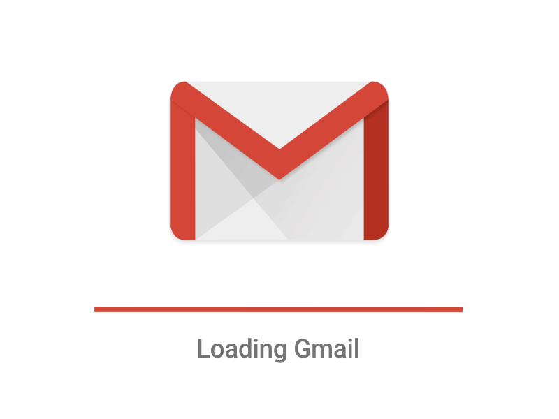 Loading Gmail after effects animation gmail google graphics icon app loading loading animation loading icon loading page motion graphics red