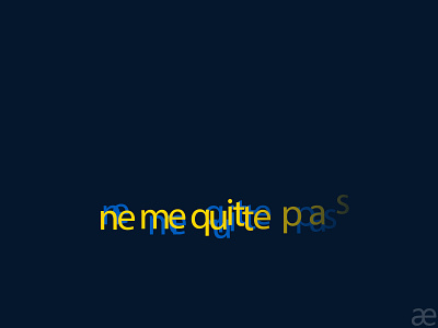 ne me quitte pas