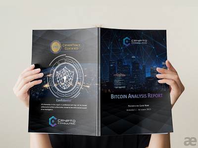 Crypto Report Design catalougue cover crypto illustration magazine nft page print proposal report