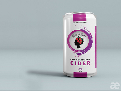 Cider Can Design apple beer can can design cider label packaging