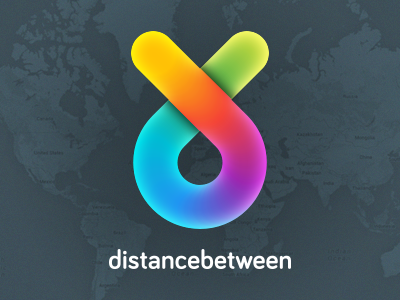 Distance Between Logo between branding distance logo map