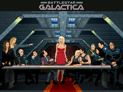 Battlestar Galactica - Last Supper battlestar galactica bsg last supper number 6
