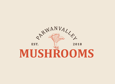 Mushrooms logo design branding graphic design illustration logo mushrooms mushroomslogo