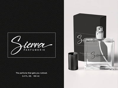 Sierra Perfume logo | Perfume Branding apothecary branding branding mockup cosmetic bottle diffuser fragrance graphic design logo minimal bottle mockup mockup packaging perfume perfume bottle perfumelogo perfumes