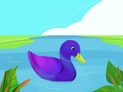 duck cartoon digital illustration graphic design illustration vector