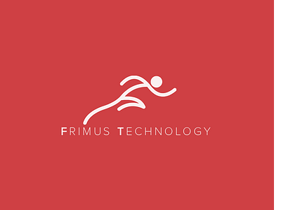 Frimus Technology branding flat font identity letters logo logotype simple vivek vivek swami
