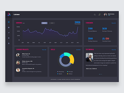 Dark branding flat icon logo minimal typography ui ux web