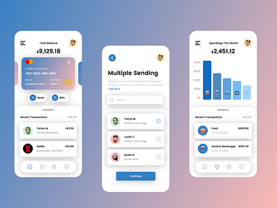 Banking App UI Design