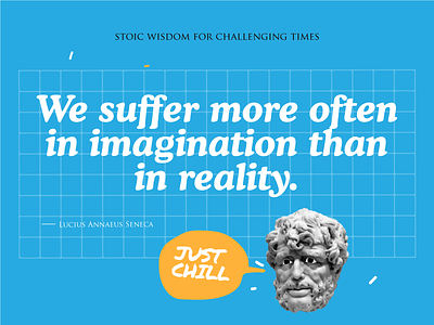Stoic Wisdom 04 color design energy fresh good illustration quote stoic strong ui well wisdom world