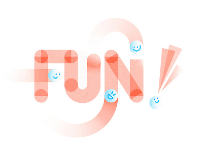 Geometric Fun fun geometric illustration lettering typography warm up