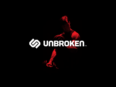 Unbroken Store (2015) accessories branding crossfit design energy graphic health identity logo logotype merchandise muscles power sign sport store strength symbol typography