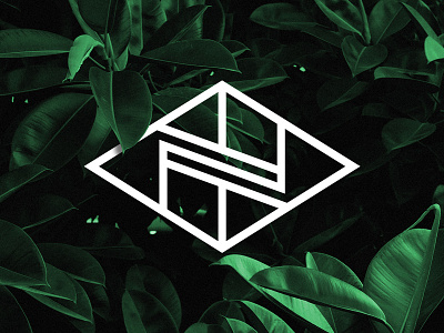 Nemis logomark (2013) clothing design energy floral jungle leaf lines logo logomark minimalistic sign