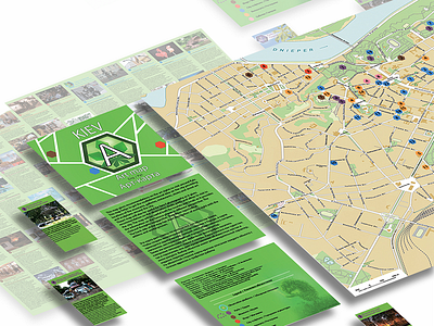 Kievcity Artmap art city design map plan print scheme smart