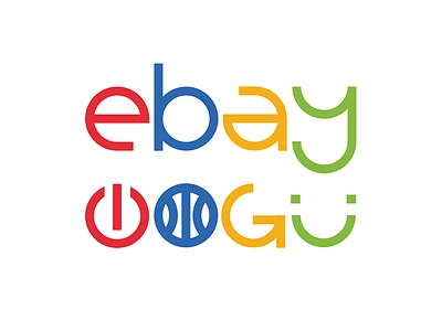 Ebay Concept Logo Design bold brand concept design ebay identity logo market minimalist redesign simple solid