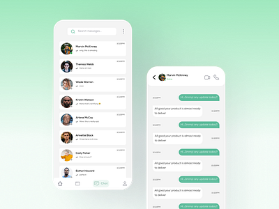 Chat User Interface for Our Laundry Wala Project