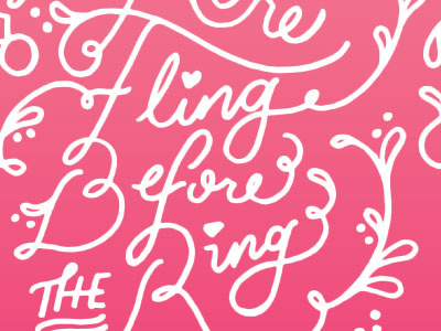 Bachelorette Party Invitation invitation pink typography
