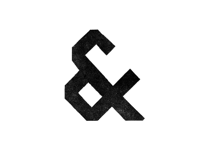 ampersand ampersand grunge texture typography