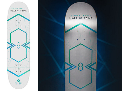 Hall of Fame 8 Giveaway Skateboard Deck