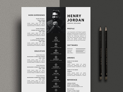 Professional Minimalist Resume/CV