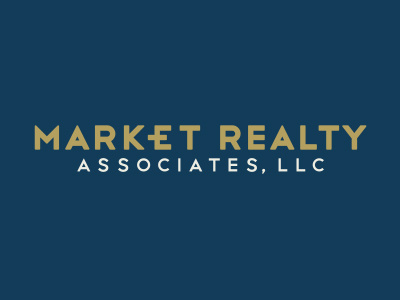 Market Realty Associates Logo associates branding home house logo market negative space realtor realty wordmark