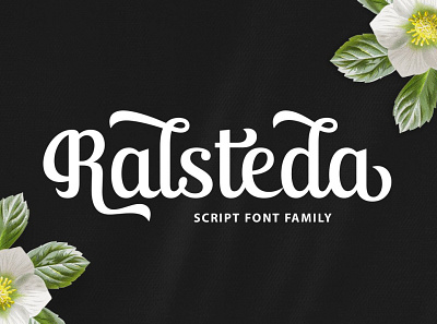 Ralsteda Script branding calligraphy creative market fonts graphic design invitation logo packaging poster quotes script typography wedding