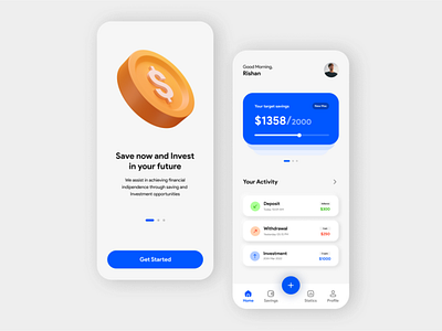 bankify | financial mobile app | ui design