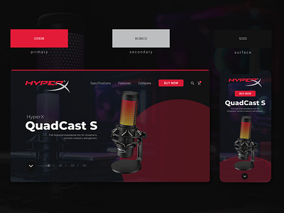 hyperx landing page