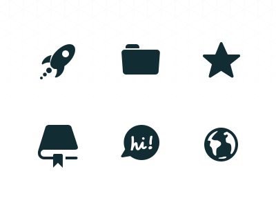 Ballistiq navigation icons