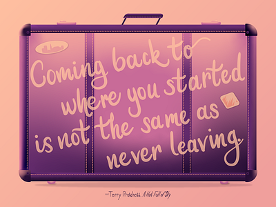 "Coming back to where you started..."