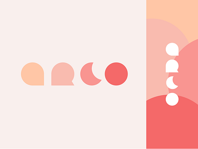 Logo Challenge - Arco Jewelry a letter a letter logo a logo clean flat logo flat logos minimal minimal logo minimal logos moon logo orange logo pink pink logo