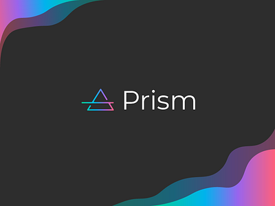 Prism Logo color gradient gradient logo logo prism prism logo